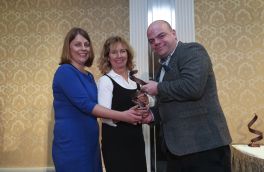 Jill McGrath and Eimear Keane, TAM Ireland with Tony Glover from  Research Now